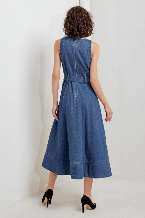 poet-s-muse-denim-woven-midi-dress Flying Tomato-Sophia's Style-3